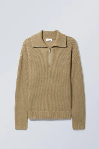 Harry Wool Blend Sweater – Beige