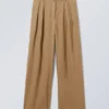 Hazel Lyocell Trousers – Dark Beige Hazel Lyocell Trousers – Dark Beige