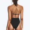 Heat High Waist Bikini Bottoms – Black Heat High Waist Bikini Bottoms – Black