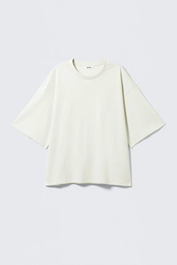 Heavyweight Boxy Cotton T-Shirt – Light Dusty Green Heavyweight Boxy Cotton T-Shirt – Light Dusty Green