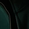 Heavyweight Funnel Neck Zip Sweater – Dark Green