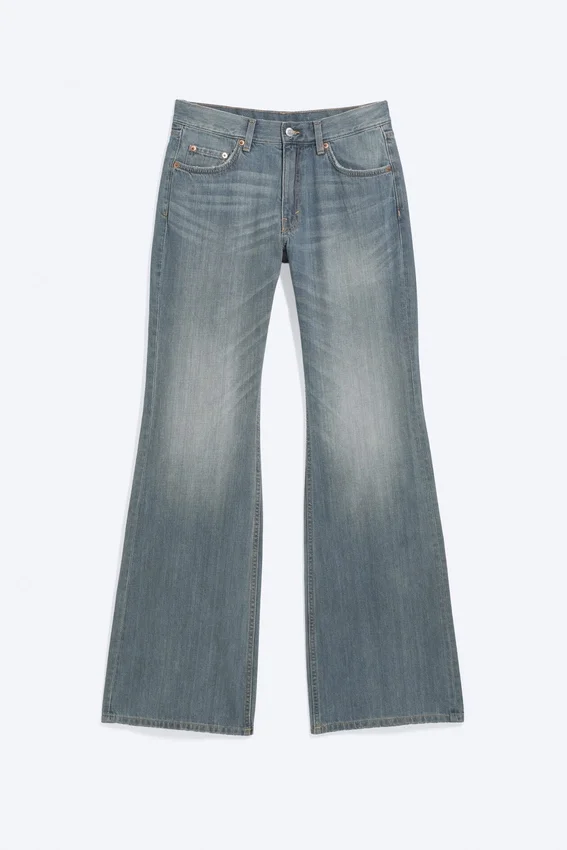 Helix Low Rise Regular Flared Jeans – Gloria Blue – Medium Blue Helix Low Rise Regular Flared Jeans – Gloria Blue – Medium Blue