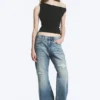 Helix Low Rise Regular Flared Jeans – Sky Worn – Medium Blue Helix Low Rise Regular Flared Jeans – Sky Worn – Medium Blue
