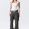 Helix Low Rise Relaxed Flared Leg Jeans – Risso Black – Black Helix Low Rise Relaxed Flared Leg Jeans – Risso Black – Black