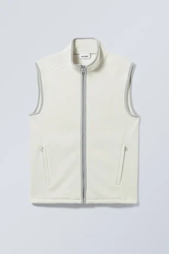 Henry Fleece Vest – Light Mole