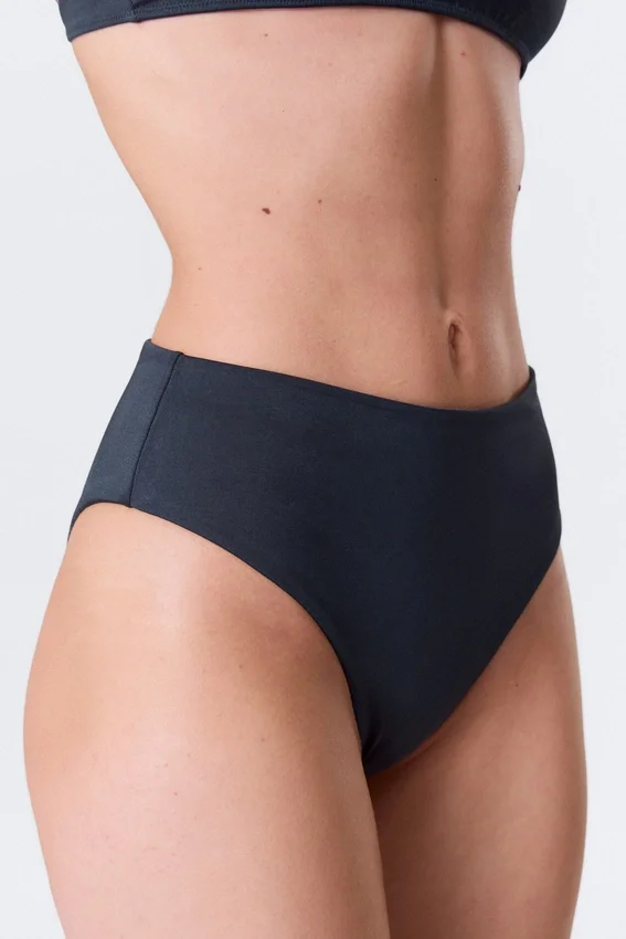High Rise Brazilian Bikini Bottoms – Dark Blue High Rise Brazilian Bikini Bottoms – Dark Blue