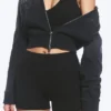 High Waisted Sports Biker Shorts – Black High Waisted Sports Biker Shorts – Black