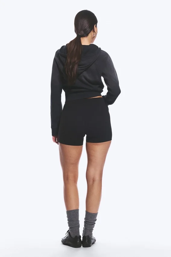 High Waisted Sports Biker Shorts – Black High Waisted Sports Biker Shorts – Black
