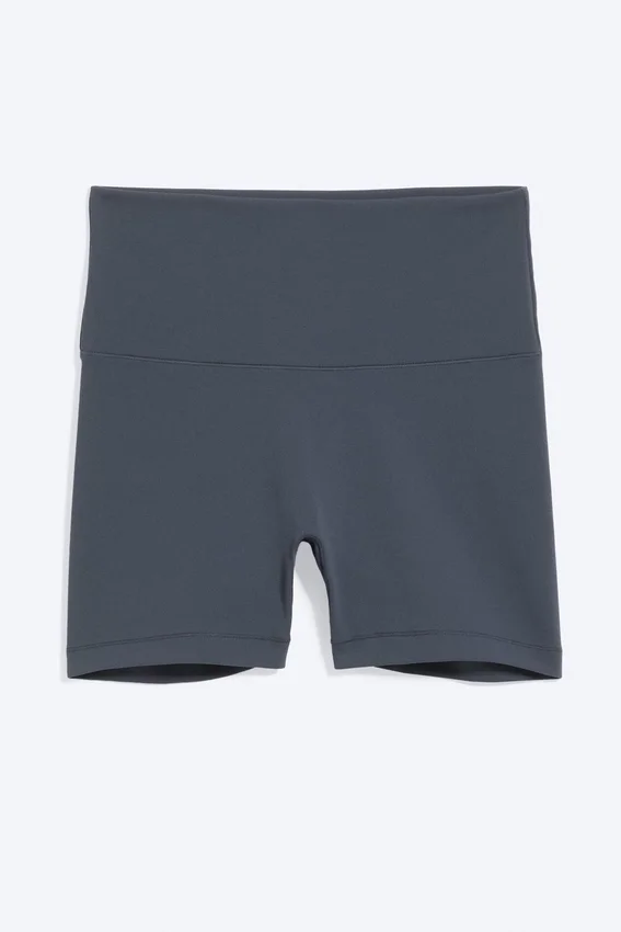 High Waisted Sports Biker Shorts – Dark Blue High Waisted Sports Biker Shorts – Dark Blue