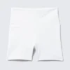 High Waisted Sports Biker Shorts – White High Waisted Sports Biker Shorts – White