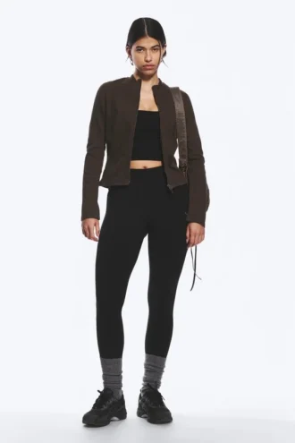 High Waisted Sports Tights – Black
