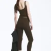 High Waisted Sports Tights – Dark Brown High Waisted Sports Tights – Dark Brown