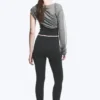 High Waisted Sports Tights – Dark Grey High Waisted Sports Tights – Dark Grey