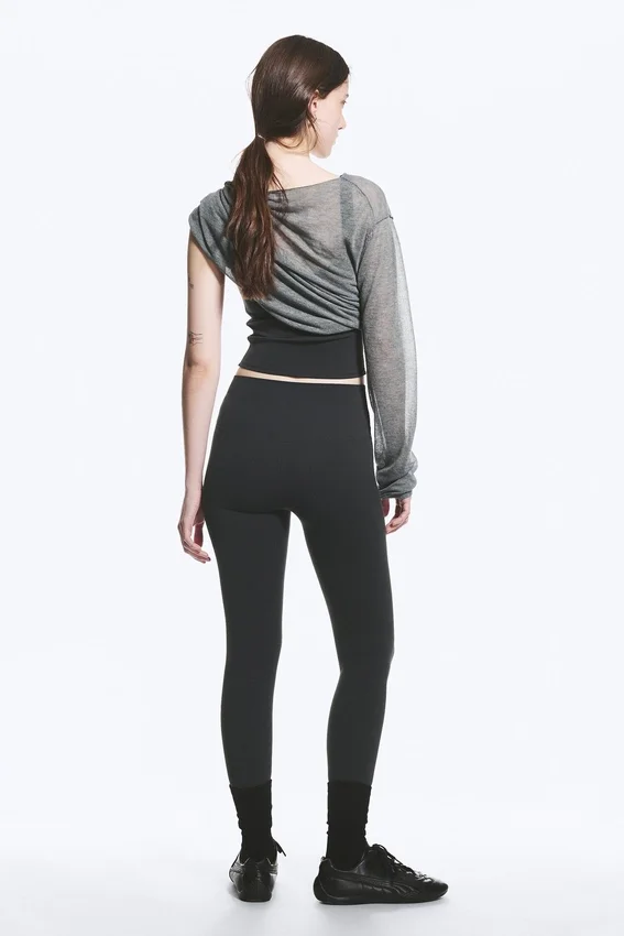 High Waisted Sports Tights – Dark Grey High Waisted Sports Tights – Dark Grey