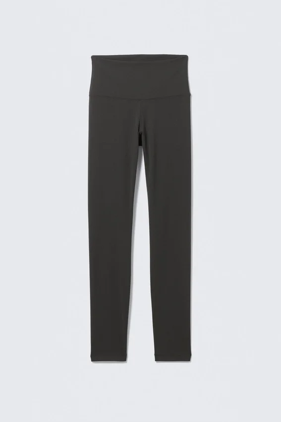 High Waisted Sports Tights – Dark Grey High Waisted Sports Tights – Dark Grey