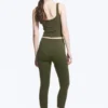 High Waisted Sports Tights – Dark Khaki Green High Waisted Sports Tights – Dark Khaki Green