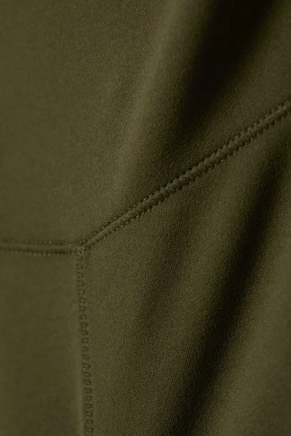 High Waisted Sports Tights – Dark Khaki Green High Waisted Sports Tights – Dark Khaki Green
