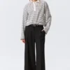 High Waisted Wide Leg Suiting Trousers – Black High Waisted Wide Leg Suiting Trousers – Black