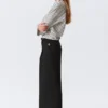 High Waisted Wide Leg Suiting Trousers – Black High Waisted Wide Leg Suiting Trousers – Black