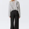 High Waisted Wide Leg Suiting Trousers – Black High Waisted Wide Leg Suiting Trousers – Black