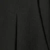 High Waisted Wide Leg Suiting Trousers – Dark Grey Melange High Waisted Wide Leg Suiting Trousers – Dark Grey Melange