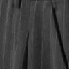 High Waisted Wide Leg Suiting Trousers – Pinstriped Dark Grey High Waisted Wide Leg Suiting Trousers – Pinstriped Dark Grey