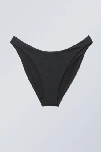Highcut Bikini Bottoms – Black