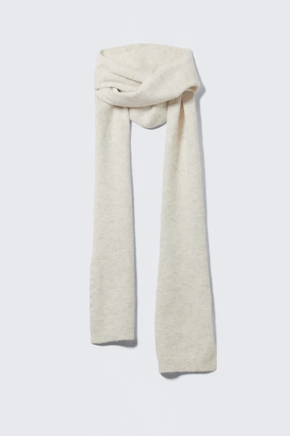 Hood Scarf – Dusty White Hood Scarf – Dusty White