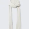 Hood Scarf – Dusty White Hood Scarf – Dusty White
