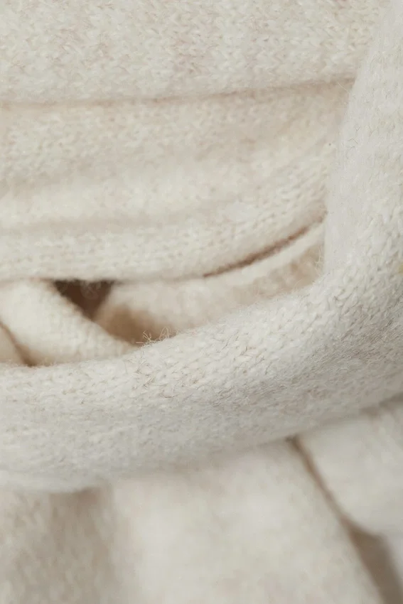 Hood Scarf – Dusty White Hood Scarf – Dusty White