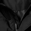 Hooded Puffer Jacket with Faux Fur Trim – Black Hooded Puffer Jacket with Faux Fur Trim – Black