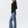 Hour Low Rise Skinny Bootcut Distressed Jeans – Blue Horses – Medium Blue Hour Low Rise Skinny Bootcut Distressed Jeans – Blue Horses – Medium Blue