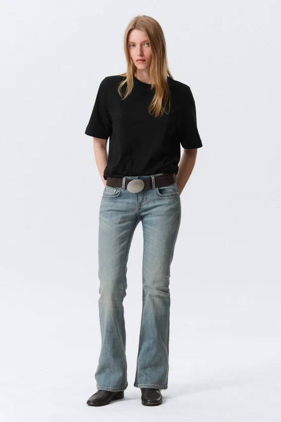 Hour Low Rise Skinny Bootcut Leg Jeans – Gloria Blue – Medium Blue Hour Low Rise Skinny Bootcut Leg Jeans – Gloria Blue – Medium Blue