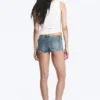 Hour Slim Low Rise Denim Hotpants – Gloria Blue – Medium Blue Hour Slim Low Rise Denim Hotpants – Gloria Blue – Medium Blue