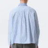 Hugo Hart Relaxed Double Collar Shirt – Blue – White Stripes Hugo Hart Relaxed Double Collar Shirt – Blue – White Stripes