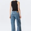Imoo Low Rise Loose Wide Jeans – 90S Blue – Medium Blue Imoo Low Rise Loose Wide Jeans – 90S Blue – Medium Blue