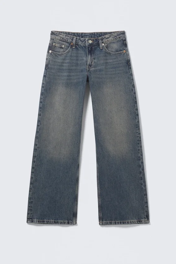 Imoo Low Rise Loose Wide Jeans – Desert Blue – Dark Blue Imoo Low Rise Loose Wide Jeans – Desert Blue – Dark Blue