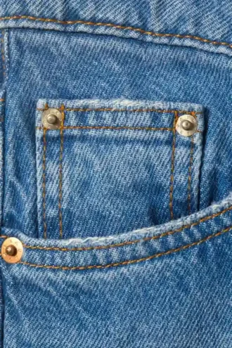 Imoo Low Rise Loose Wide Jeans – Kallithea Blue – Medium Blue