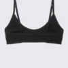 Inez Scooped Cotton Bralette – Black Inez Scooped Cotton Bralette – Black