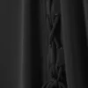 Ira Long Lace-Up Dress – Black Ira Long Lace-Up Dress – Black