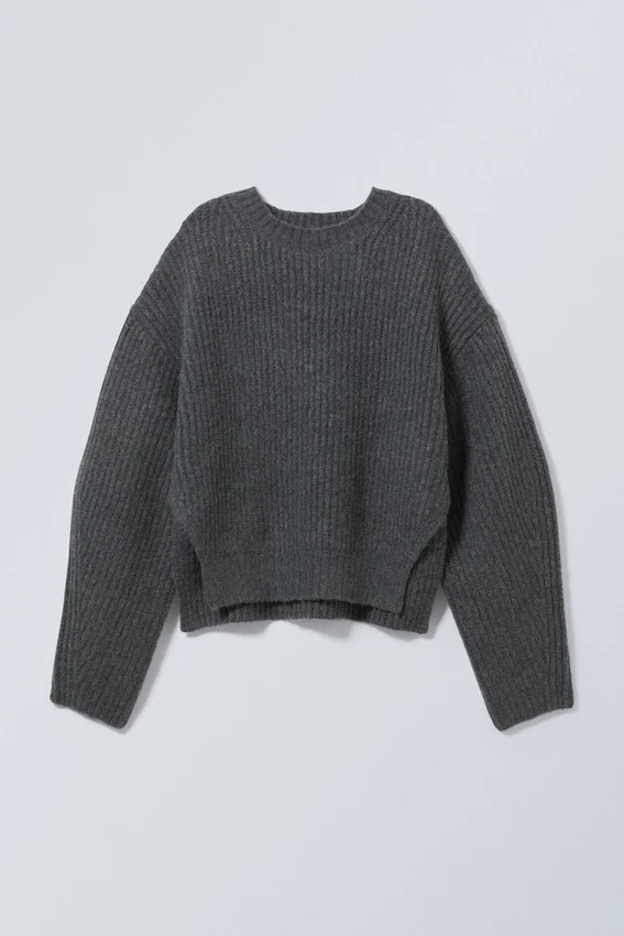 Ivy Knit Sweater – Dark Grey Ivy Knit Sweater – Dark Grey
