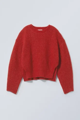 Ivy Knit Sweater – Red Ivy Knit Sweater – Red