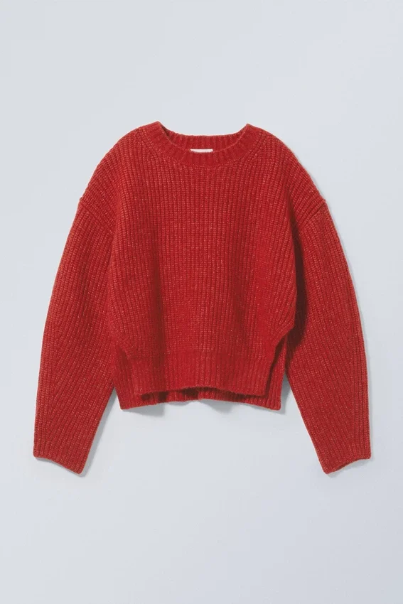 Ivy Knit Sweater – Red Ivy Knit Sweater – Red