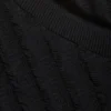 Jacquard Knitted Tank Top – Black Jacquard Knitted Tank Top – Black