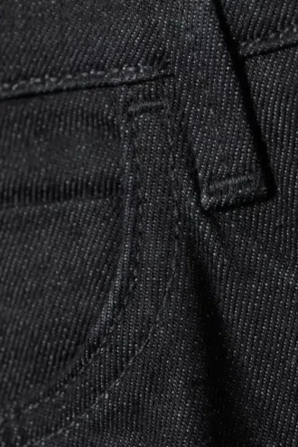 Jay Low Rise Slim Straight Leg Jeans – Raw Indigo – Dark Blue