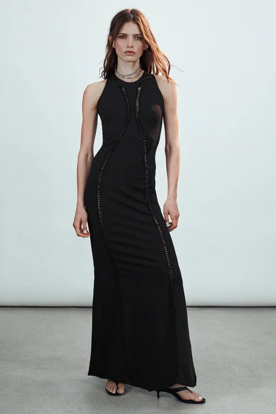 Jersey Knot Dress – Black Jersey Knot Dress – Black