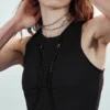 Jersey Knot Dress – Black Jersey Knot Dress – Black