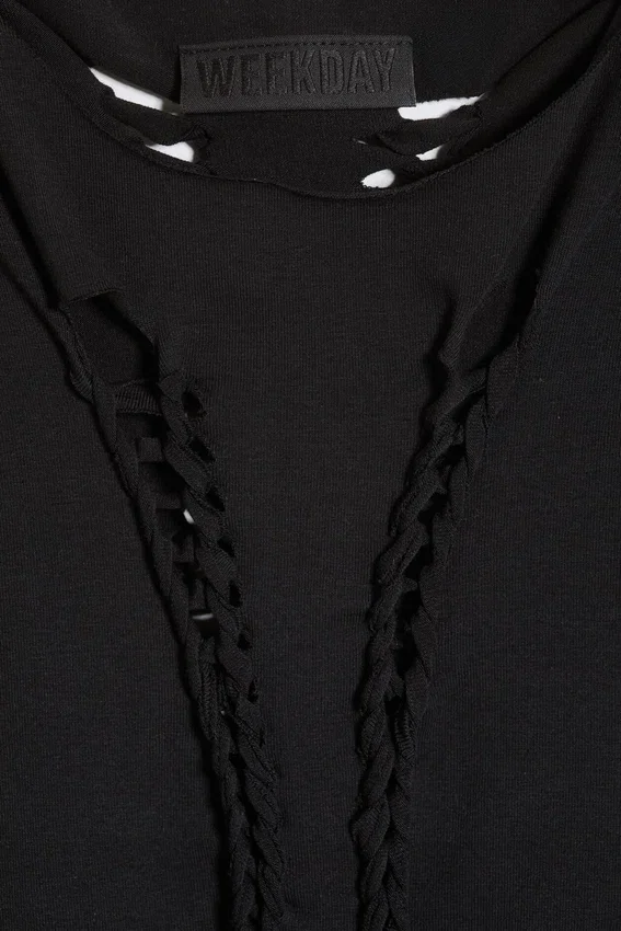Jersey Knot Dress – Black Jersey Knot Dress – Black