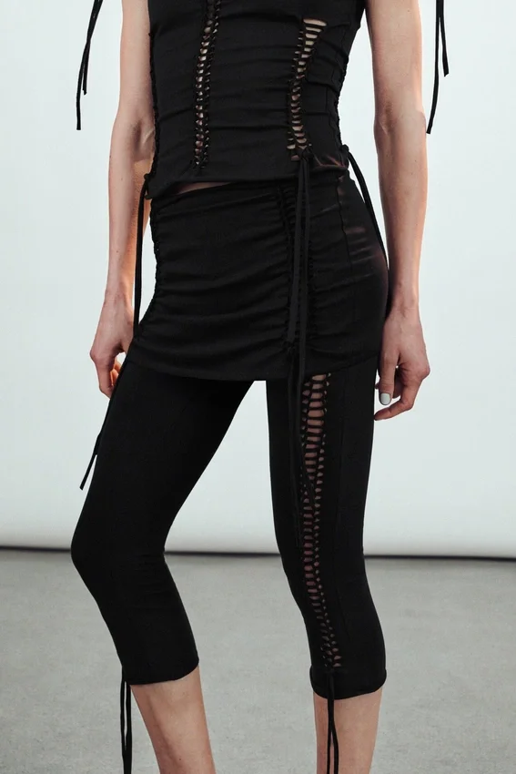 Jersey Knot Trousers – Black Jersey Knot Trousers – Black
