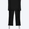 Jersey Knot Trousers – Black Jersey Knot Trousers – Black